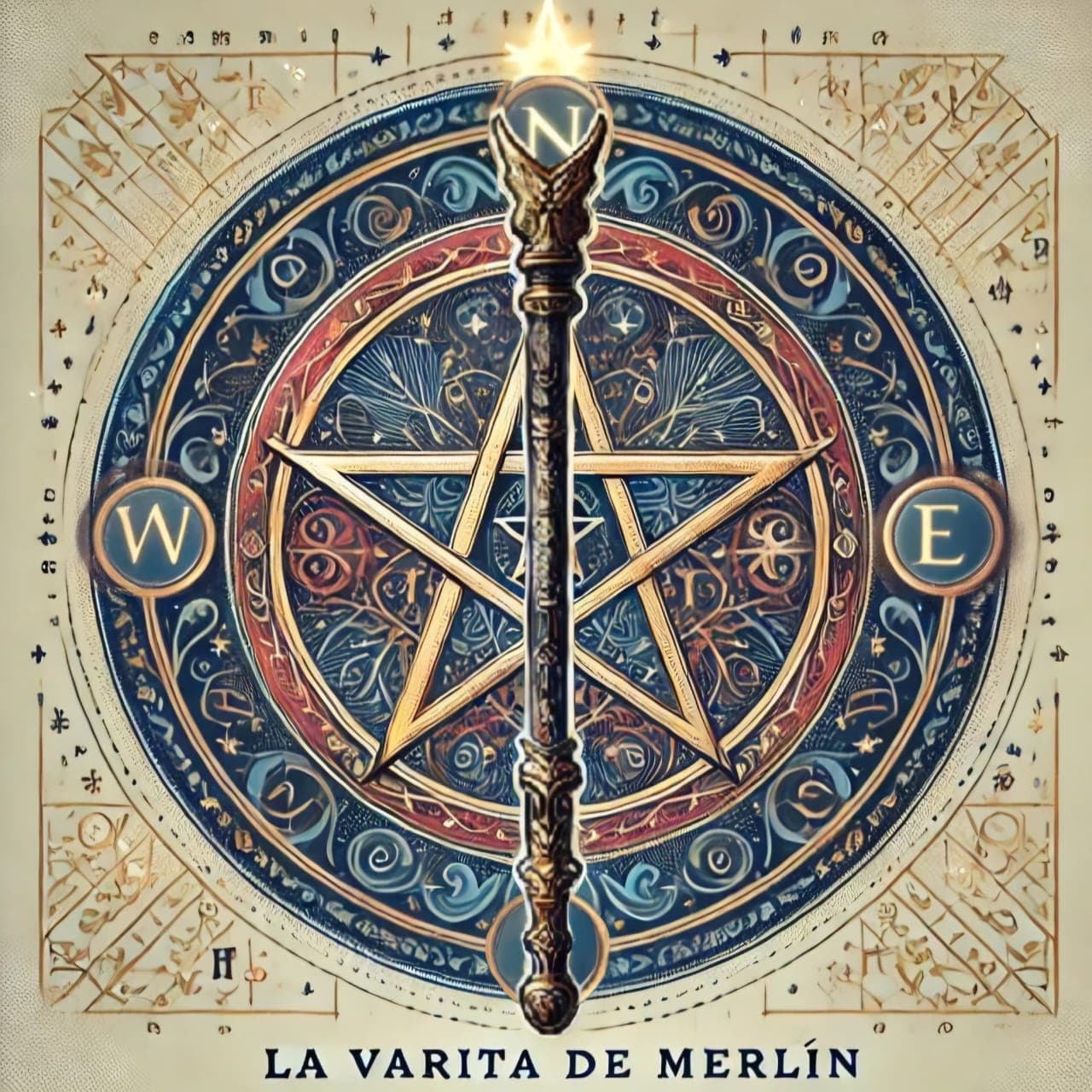 Varita de Merlín Logo